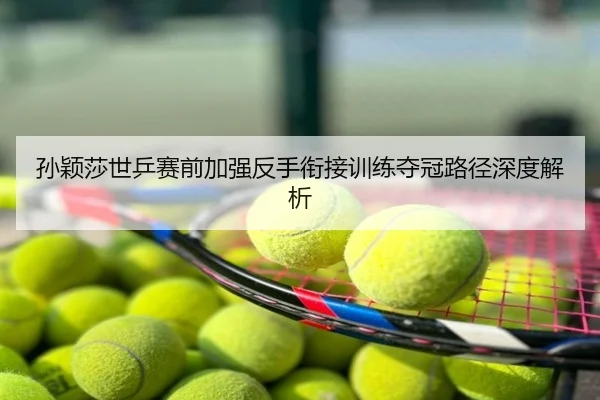 孙颖莎世乒赛前加强反手衔接训练夺冠路径深度解析